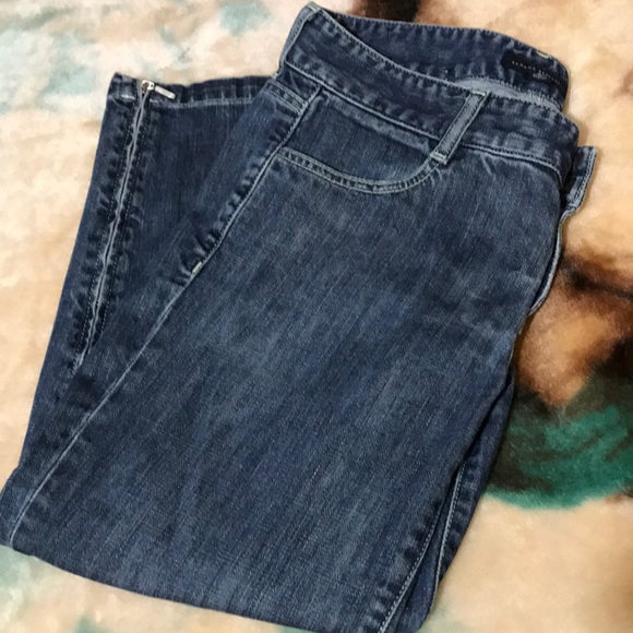 Banana republic stretch capris sz 8 like brand new - Picture 3 of 8